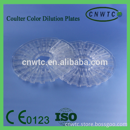 Coulter Color Dilution Plates